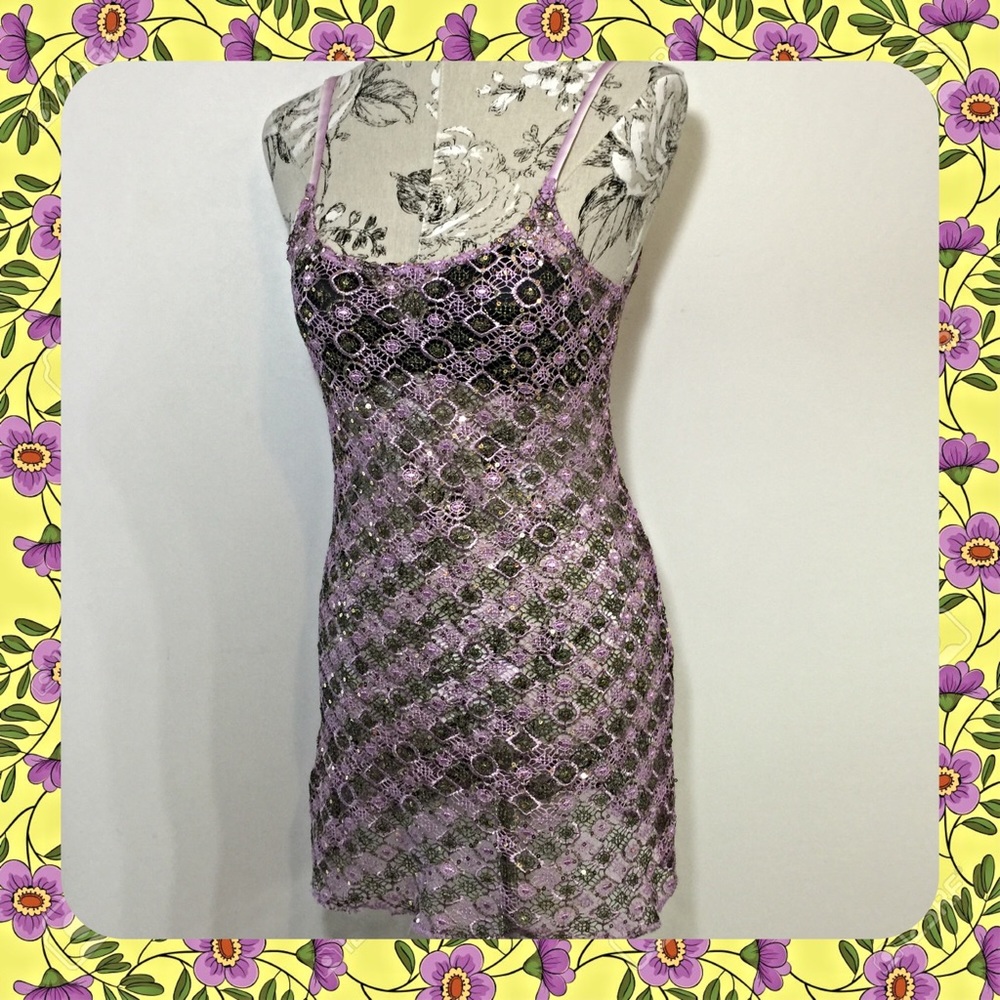 Intimately Free People Mesh Sequin…S